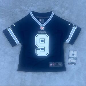 NFL Kids Cowboys Navy Jersey Romo Number 9 NWT Size 2T